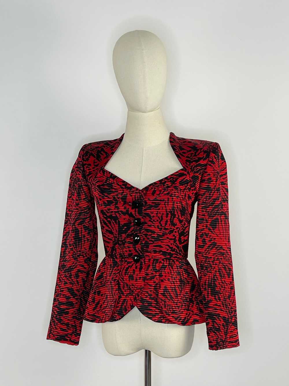 1980s jacket by Vicky Tiel Couture Made In Paris - image 1