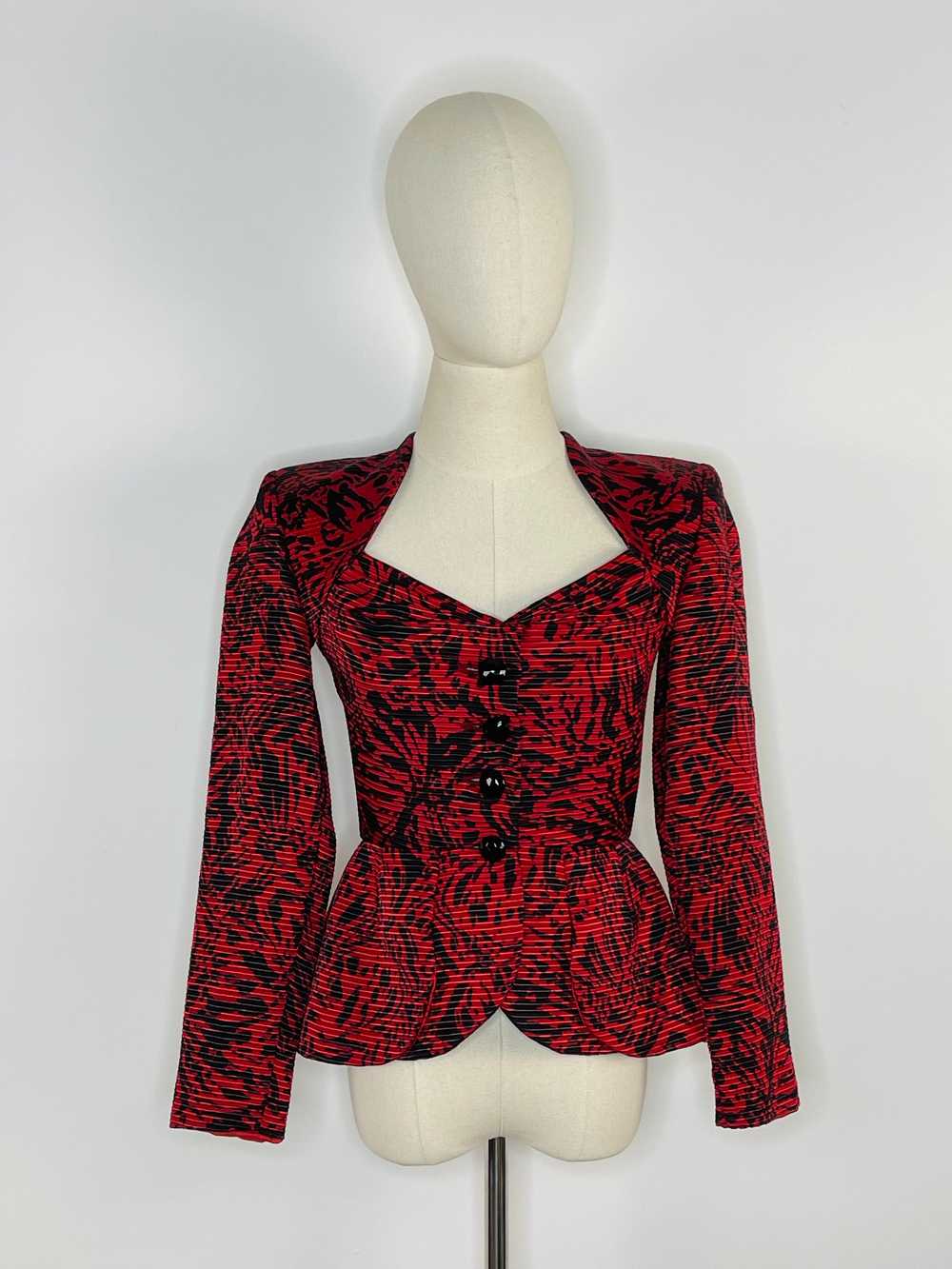 1980s jacket by Vicky Tiel Couture Made In Paris - image 2