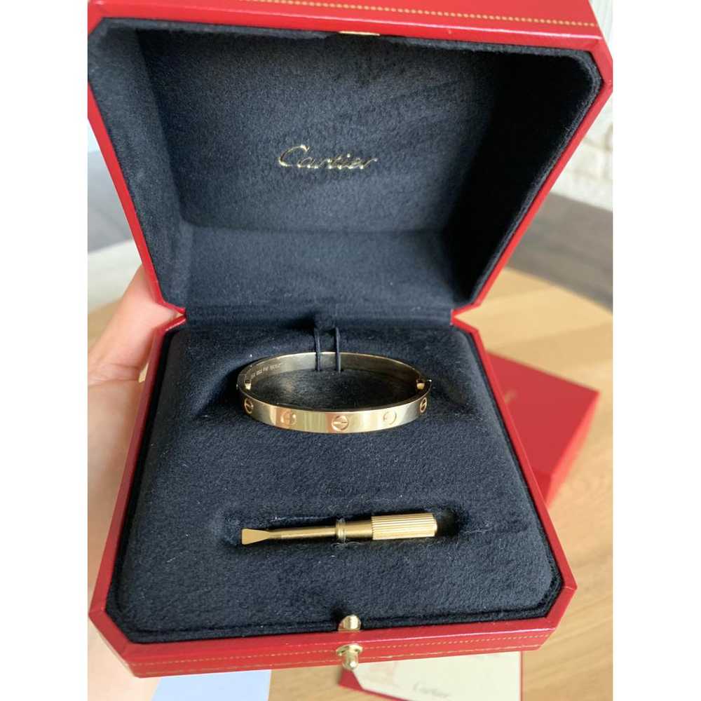 Cartier Love yellow gold bracelet - image 7