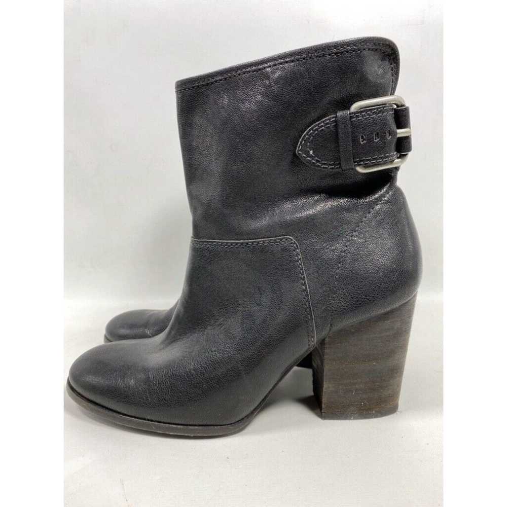 DKNY DKNY Booties Size 9 39 Black Leather Buckle … - image 3