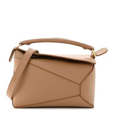 LOEWE Grained Calfskin Small Puzzle Edge Bag Toff… - image 1