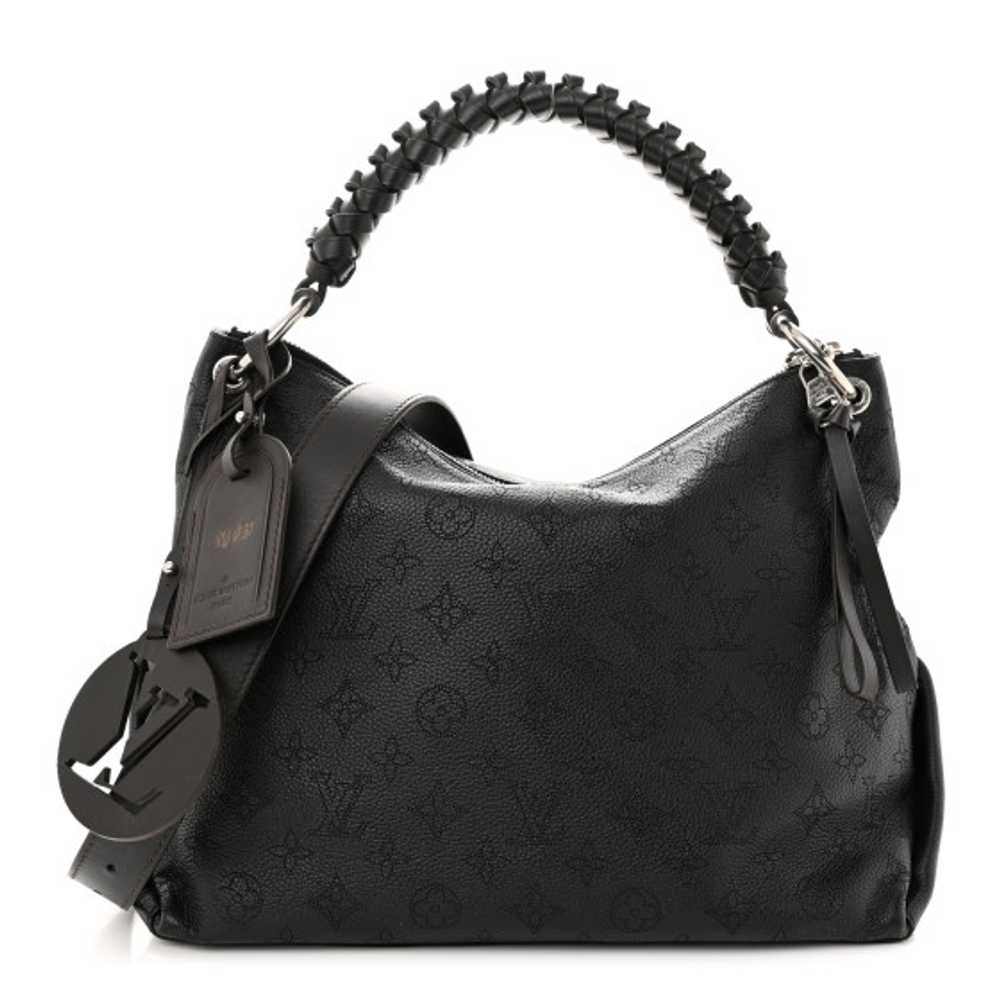 LOUIS VUITTON Mahina Beaubourg Hobo MM Black - image 1