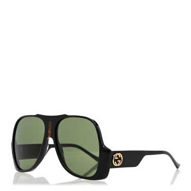 GUCCI Oversized Aviator Sunglasses GG0785S Black