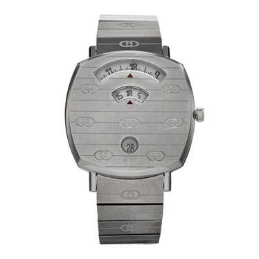 GUCCI Stainless Steel 35mm Grip Quartz Watch - image 1