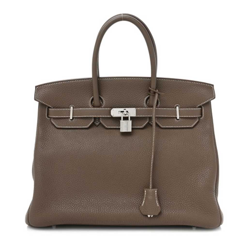 HERMES Togo BIRKIN 35 Etoupe - image 1