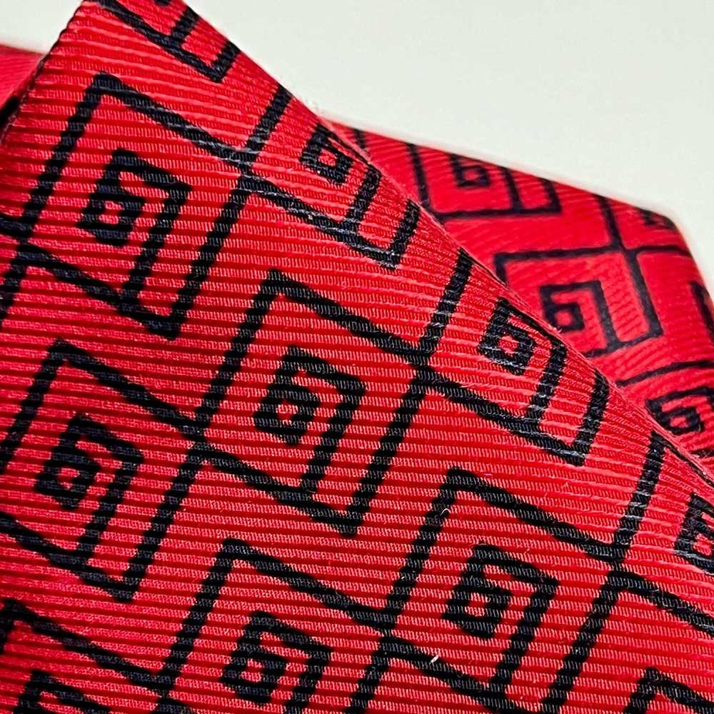 Burberry Burberrys Of London Men's Tie Red Black … - image 5