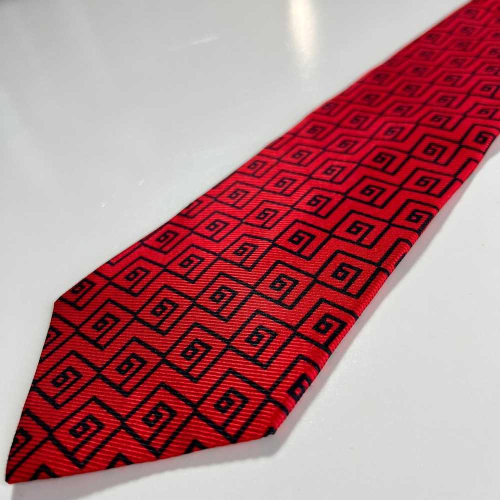 Burberry Burberrys Of London Men's Tie Red Black … - image 6