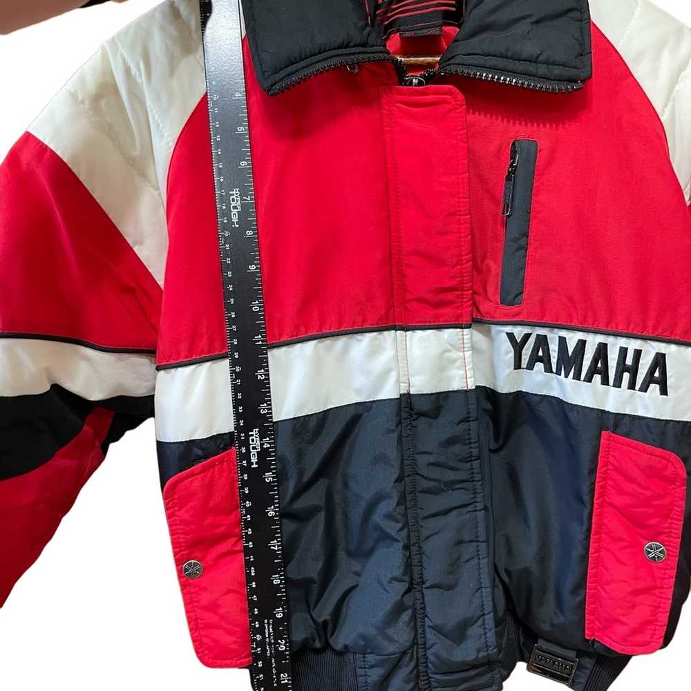 Vintage Yamaha Women’s Snowmobile Racing Puffer B… - image 3