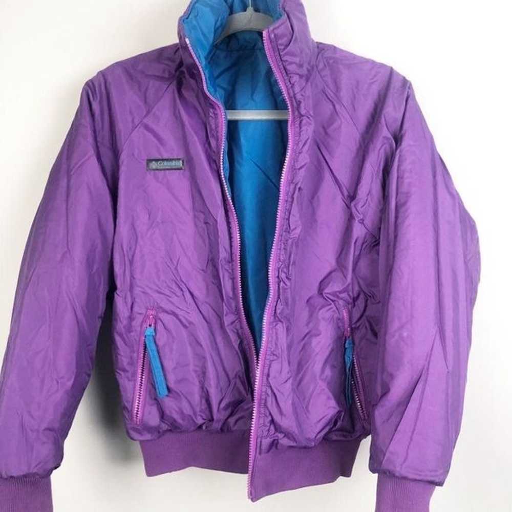 COLUMBIA | Reversible Snow Ski Jacket Coat Turquo… - image 7