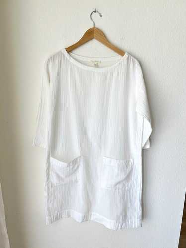 EILEEN FISHER White Tunic Dress (XS) | Used,… - image 1