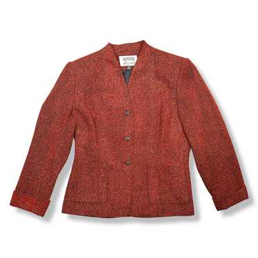 Kasper A.S.L. 80's Heathered Bouclé Jacket (S) |… - image 1