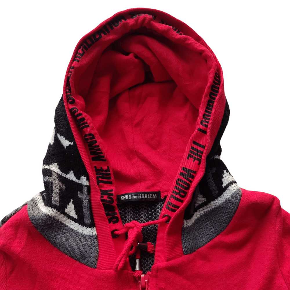 Japanese Brand Zip Hoodie Ghost of Harlem like Ma… - image 5