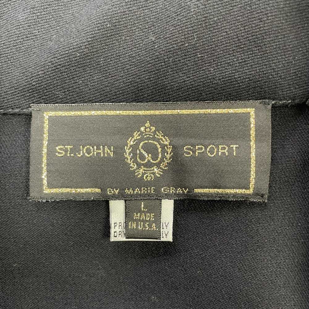 St. John Sport Womens Large Studded Jacket Blazer… - image 9