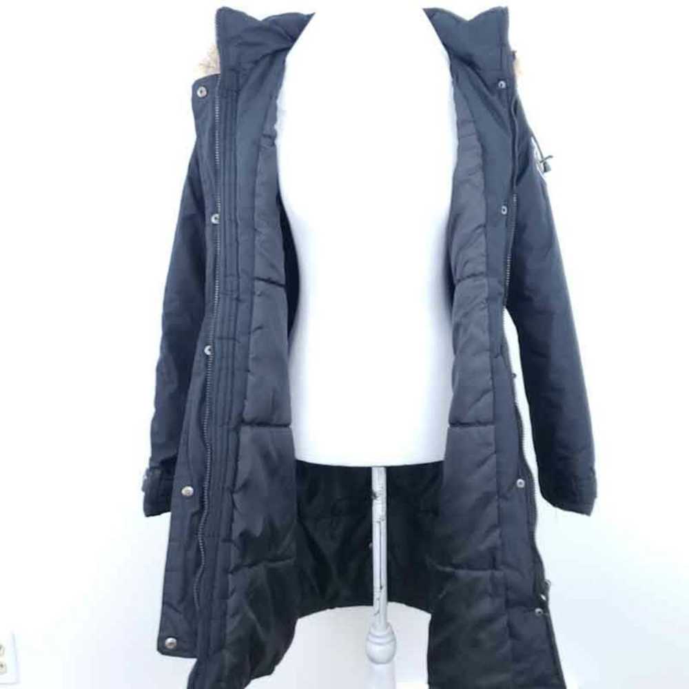 Rocawear Hooded Anorak Puffer Coat Jacket Black L… - image 6