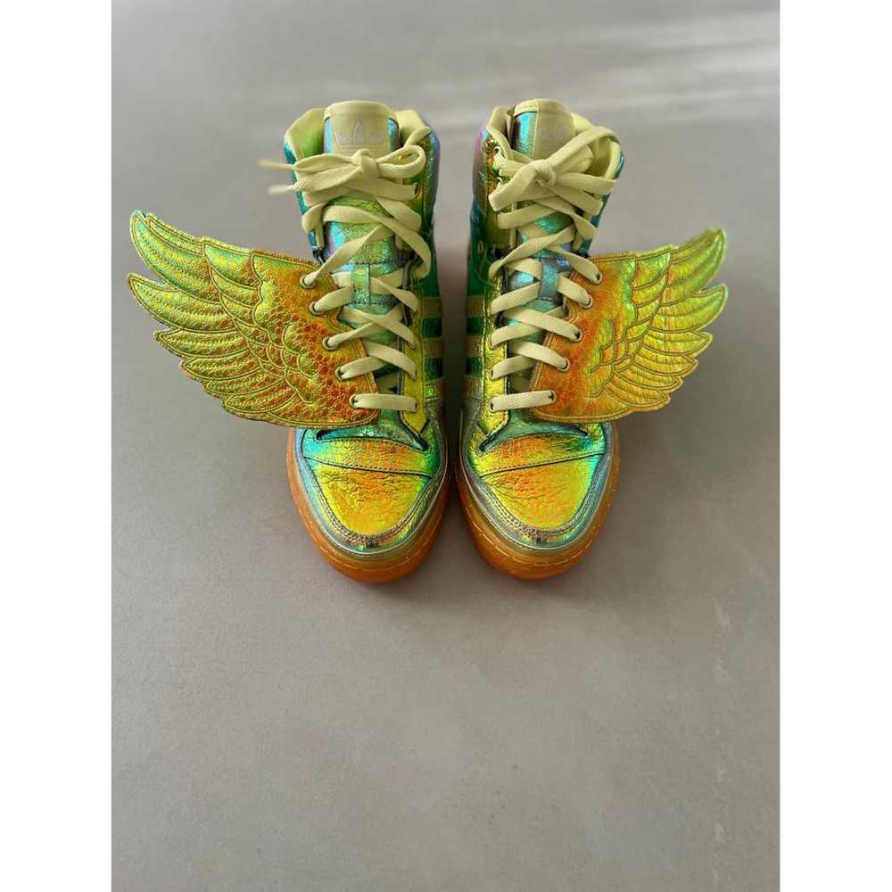 Jeremy Scott Pour Adidas Leather high trainers - image 3