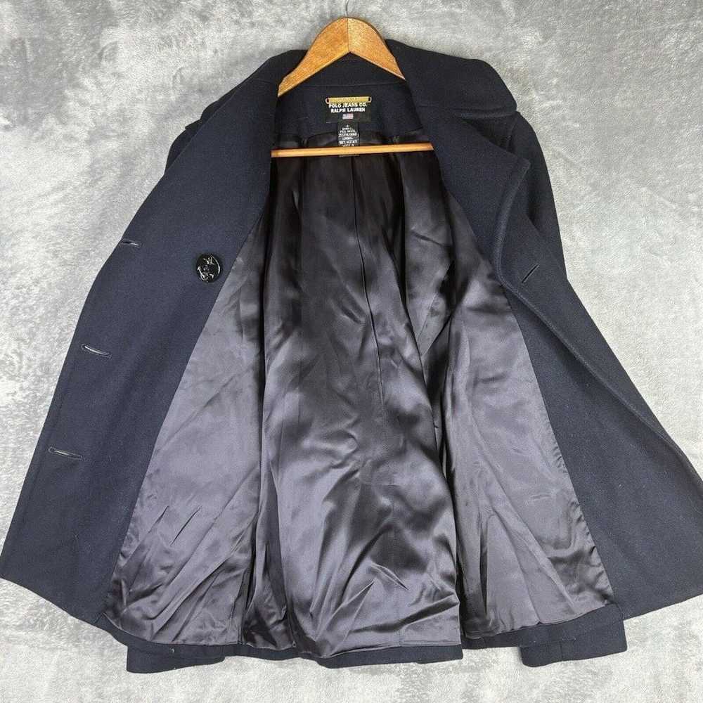 Polo Jeans Ralph Lauren Wool Pea Coat Womens Smal… - image 3