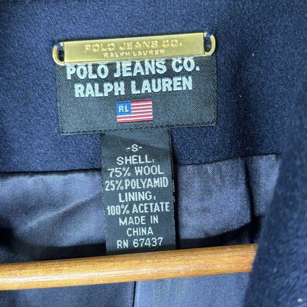 Polo Jeans Ralph Lauren Wool Pea Coat Womens Smal… - image 8