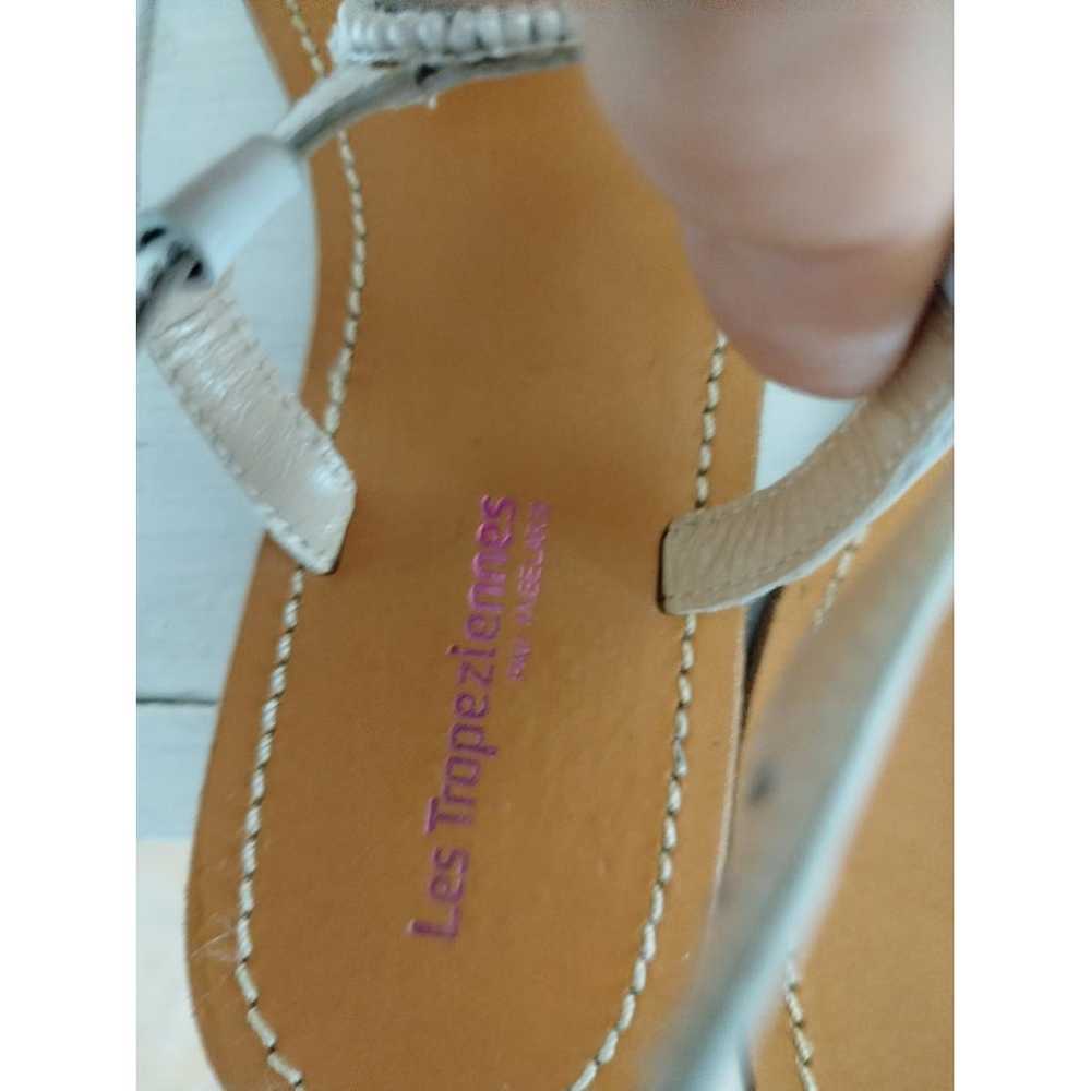 LES Tropeziennes Leather flip flops - image 2