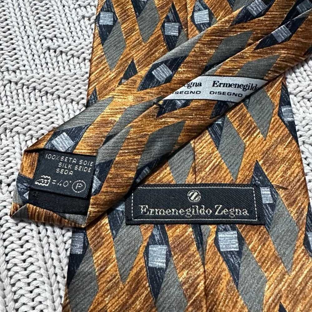 Ermenegildo Zegna Silk tie - image 3