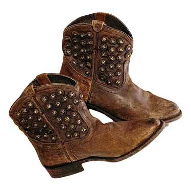 Frye Leather cowboy boots
