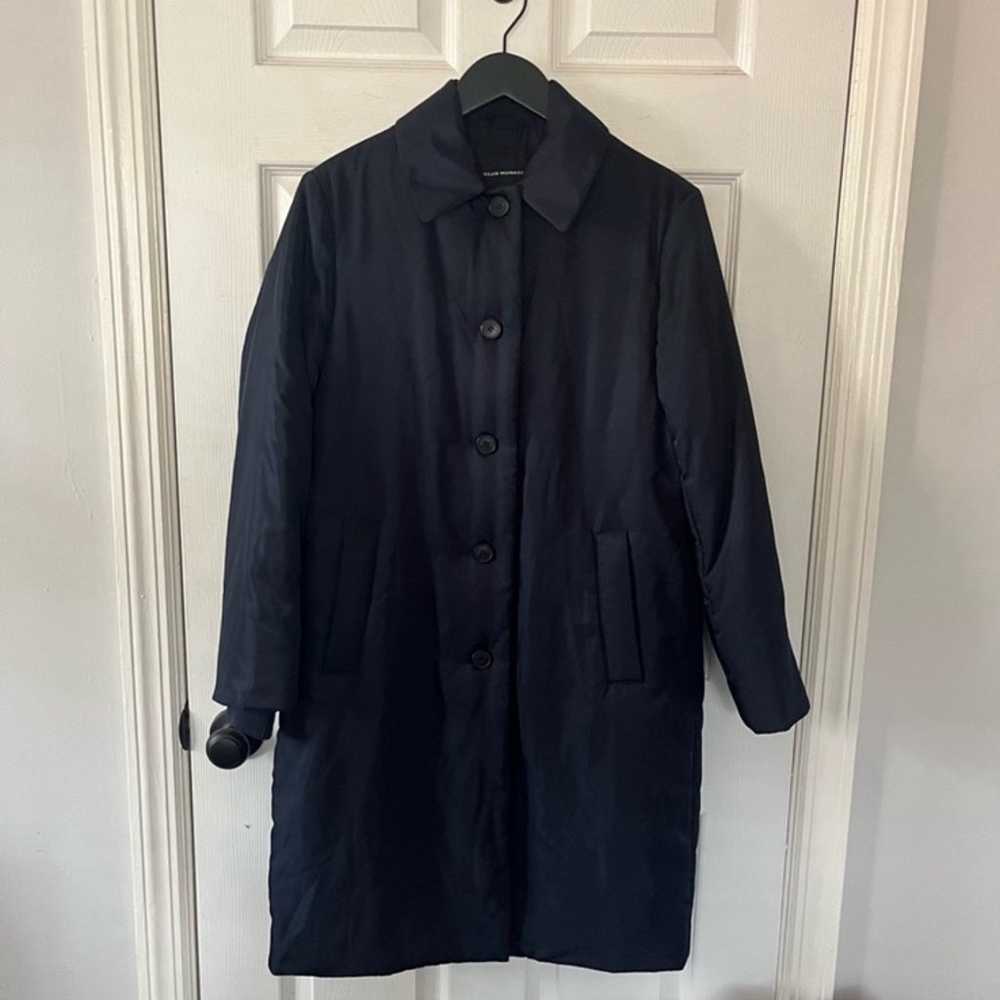 NWOT Club Monaco Padded Overcoat- Navy - image 2