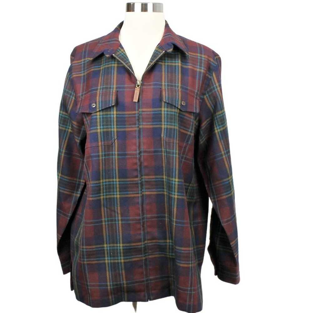 Ralph Lauren Women's Tartan Plaid Shacket Jacket … - image 1