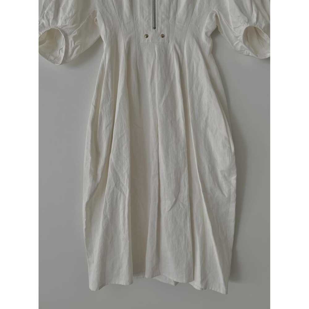 Celine Linen mid-length dress - image 4