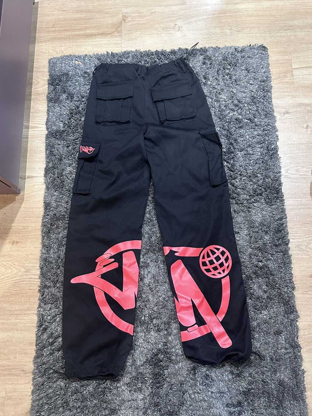 Japanese Brand Minus Two cargos, black and red - image 2