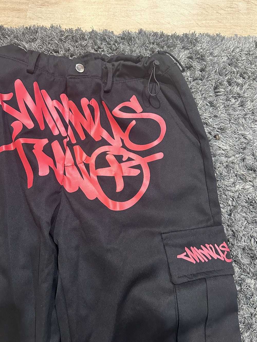 Japanese Brand Minus Two cargos, black and red - image 3