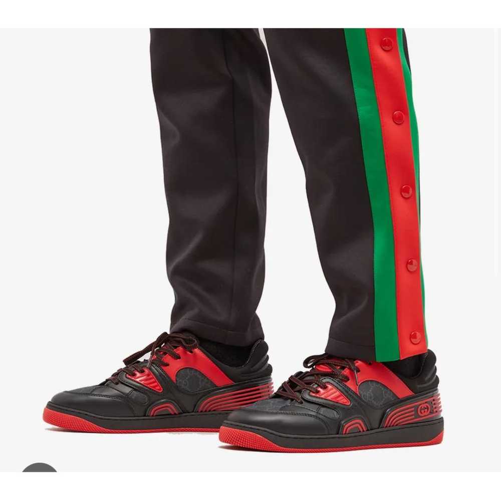 Gucci Leather low trainers - image 9