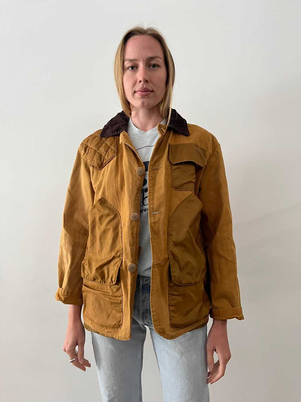 60s Canvas & Nylon Hunting Jacket - image 2