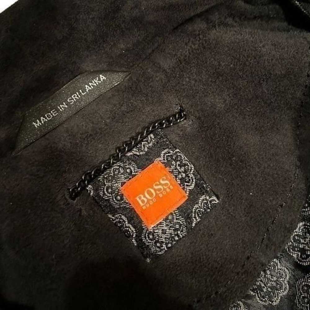 Hugo Boss Women’s Black Pigskin Leather Jacket Si… - image 3