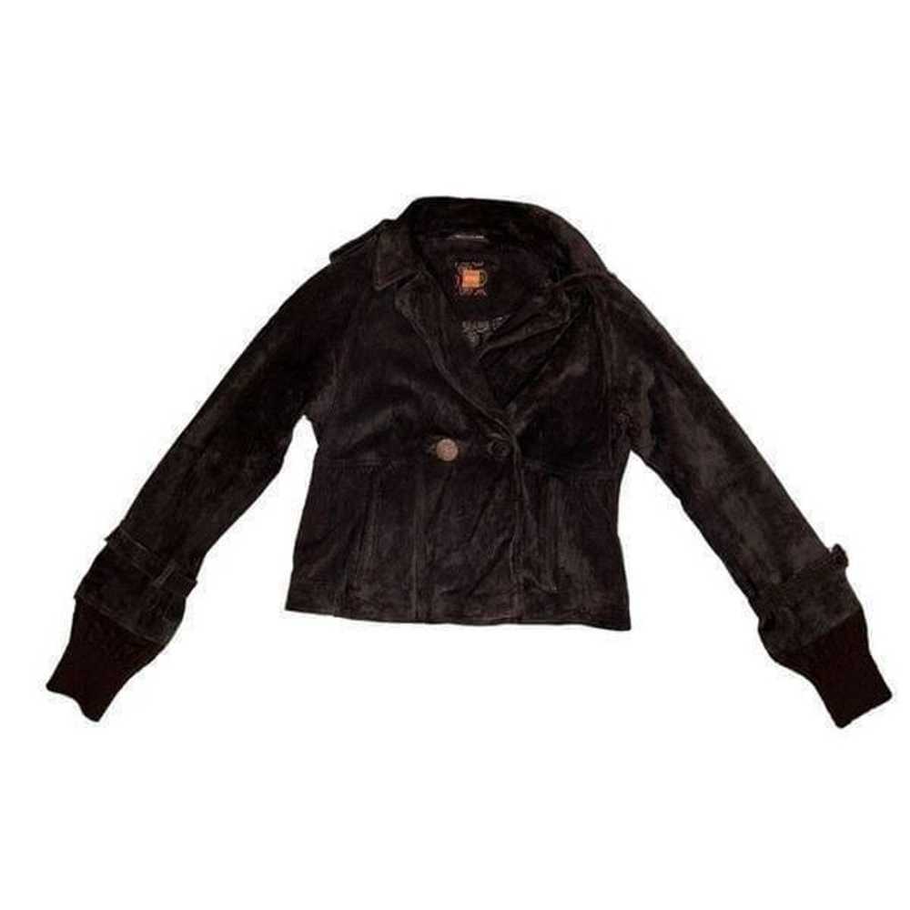 Hugo Boss Women’s Black Pigskin Leather Jacket Si… - image 6