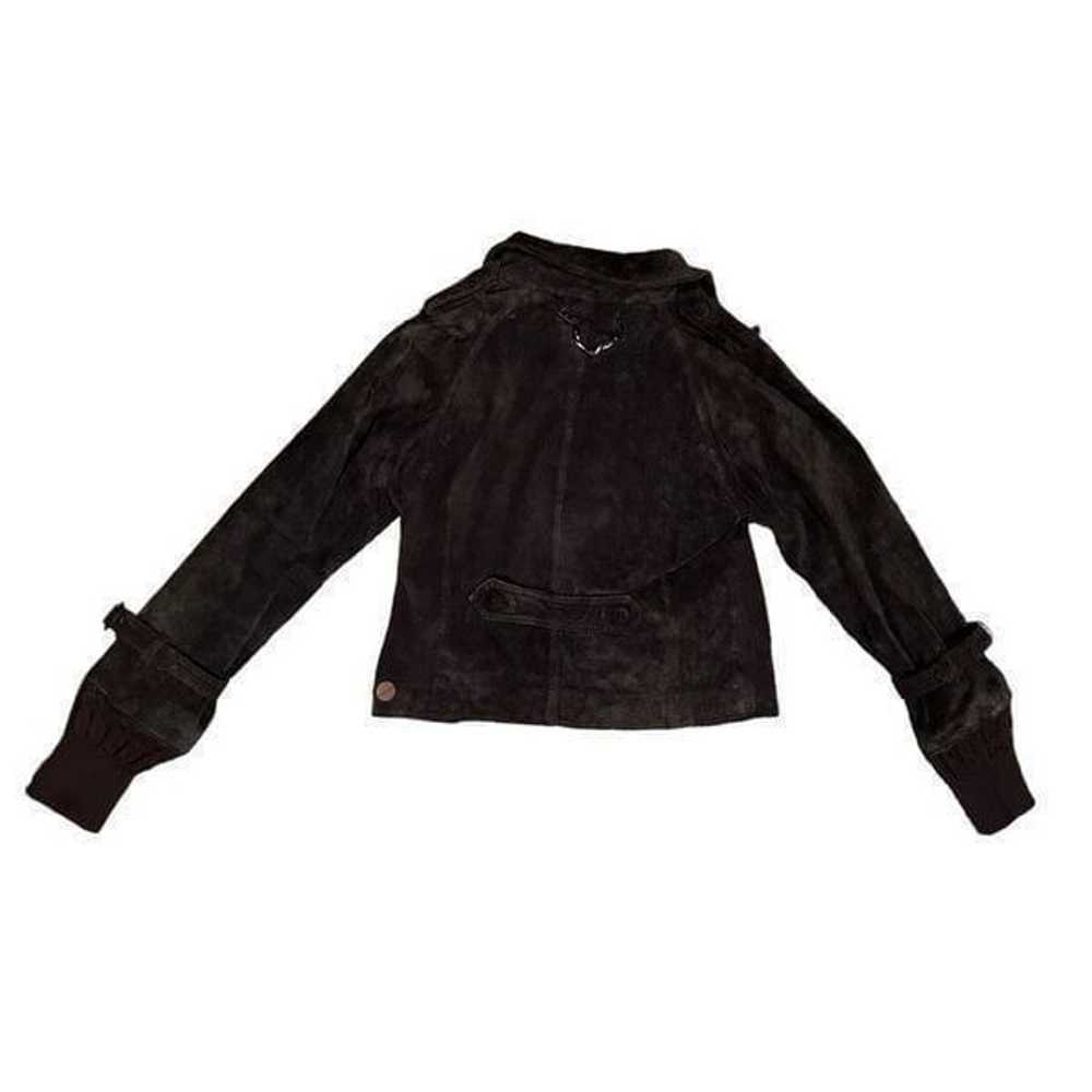 Hugo Boss Women’s Black Pigskin Leather Jacket Si… - image 7