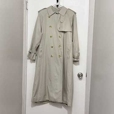 Burberry Vintage House Check Pattern Trench Coat - image 1