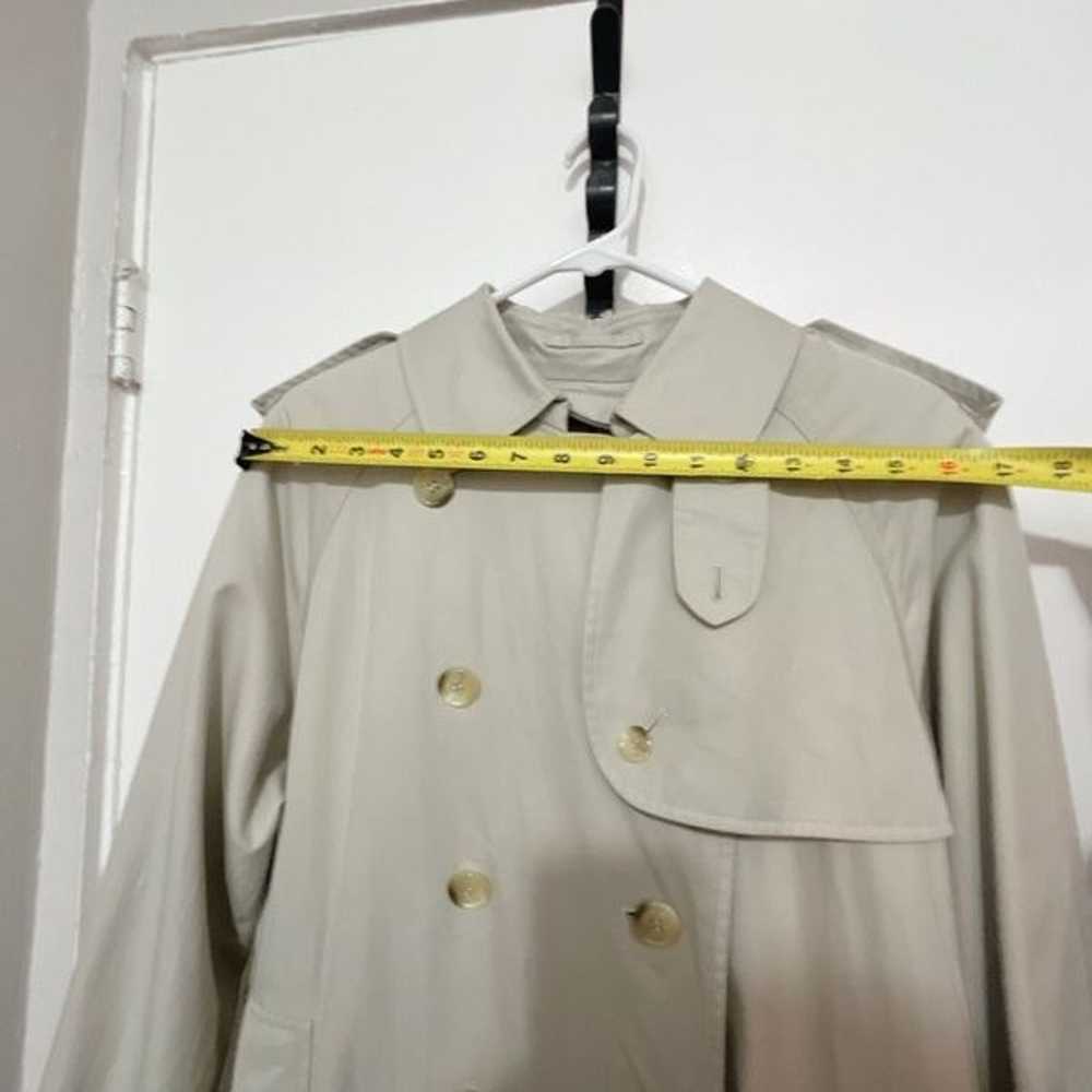 Burberry Vintage House Check Pattern Trench Coat - image 4