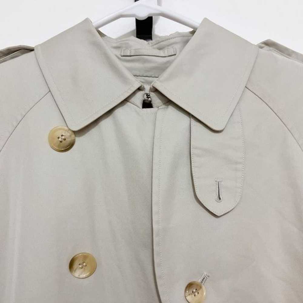 Burberry Vintage House Check Pattern Trench Coat - image 5
