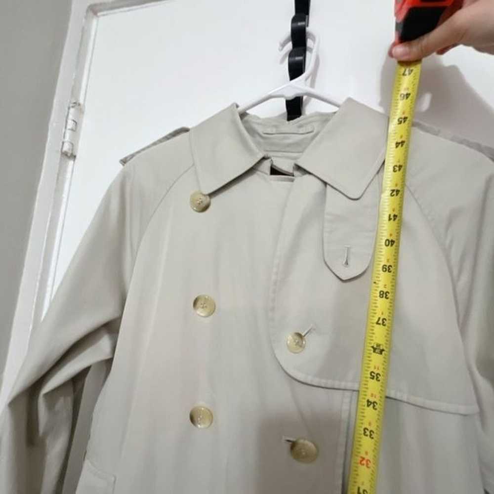 Burberry Vintage House Check Pattern Trench Coat - image 6