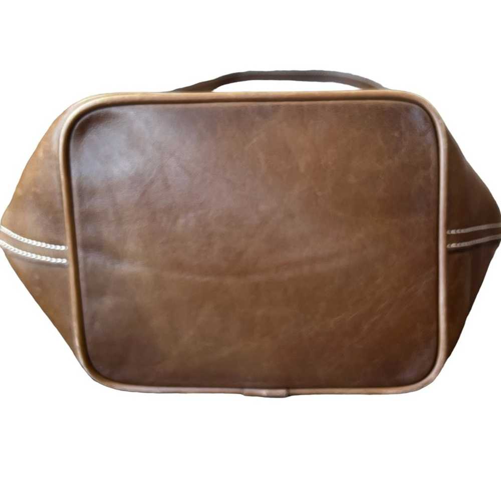 Coach Leather Crossbody Purse Shoulder Bag Tan - image 7