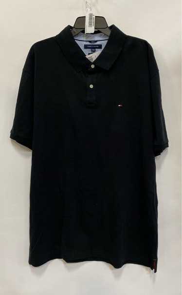 NWT Tommy Hilfiger Mens Black Cotton Custom Fit C… - image 1