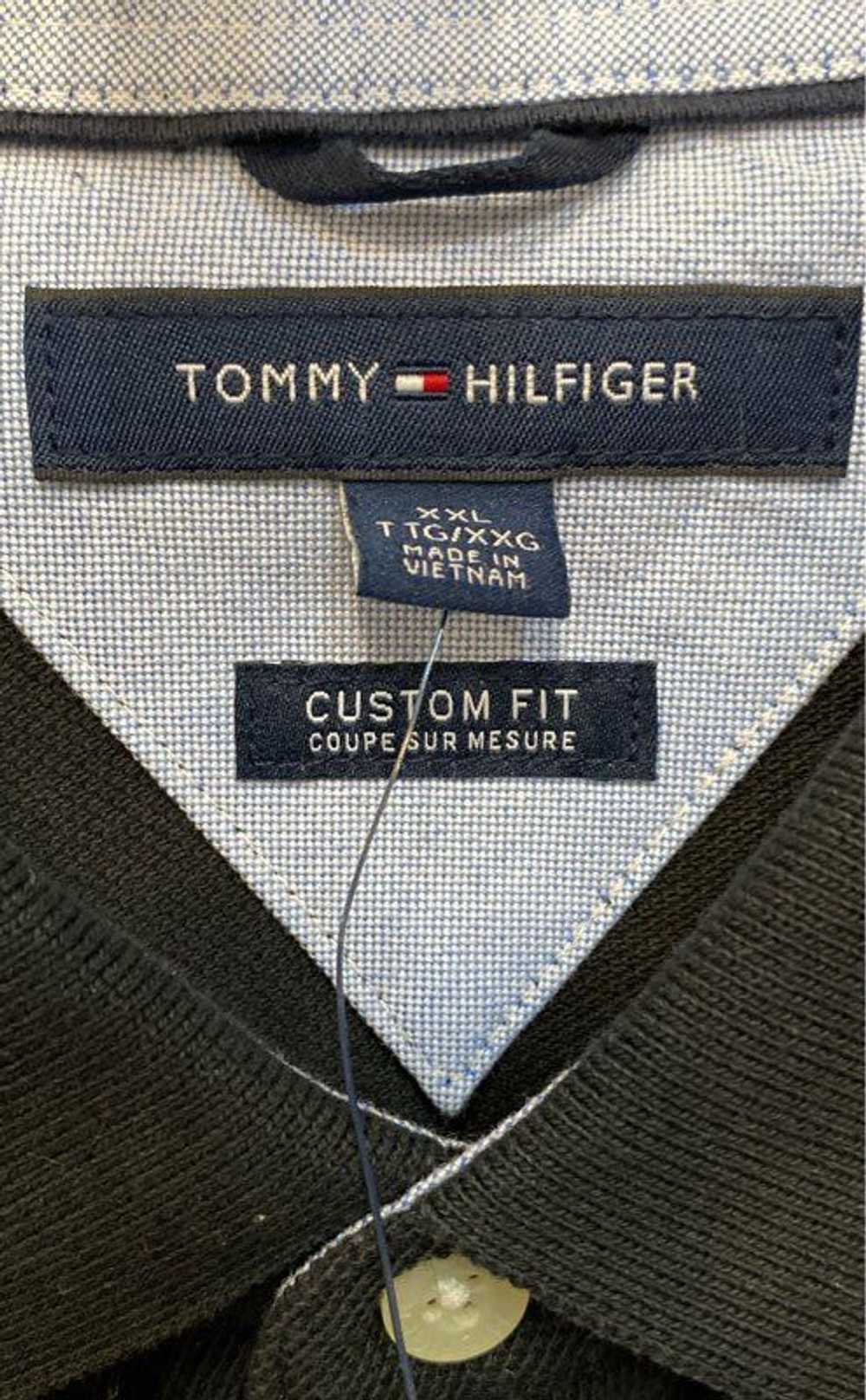 NWT Tommy Hilfiger Mens Black Cotton Custom Fit C… - image 3