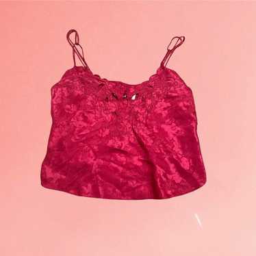 Vintage 1980s Hot Pink Victoria’s Secret Gold Labe