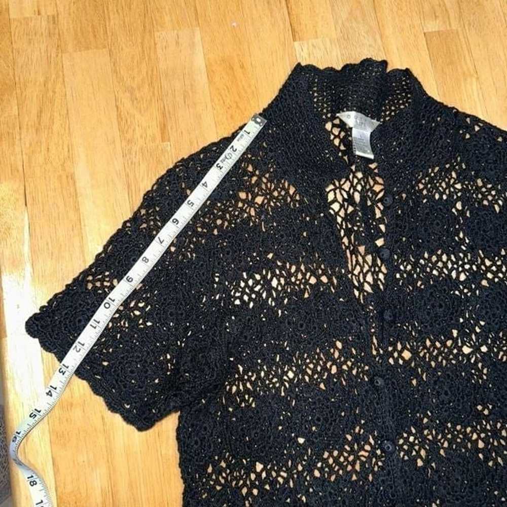 Outfit JPR Women’s L Vintage Black Crotchet Lace … - image 10