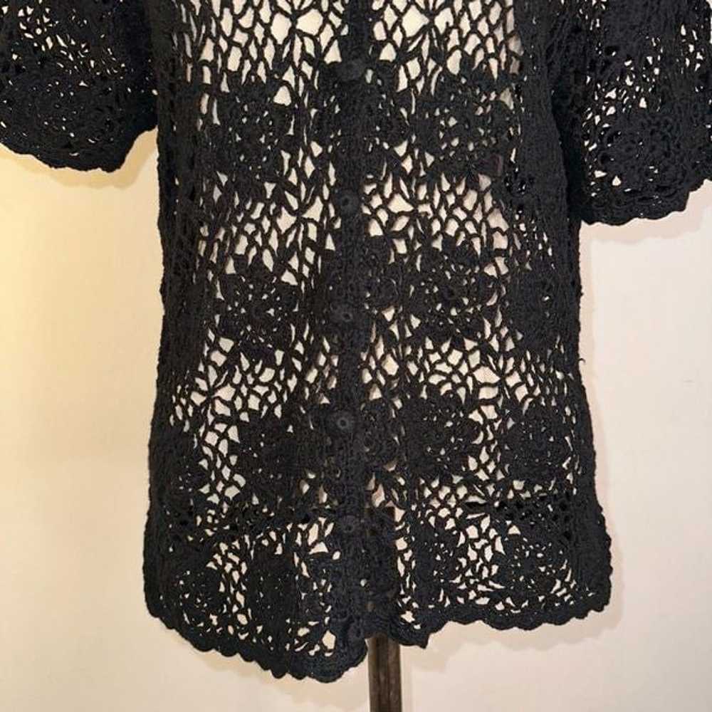 Outfit JPR Women’s L Vintage Black Crotchet Lace … - image 3