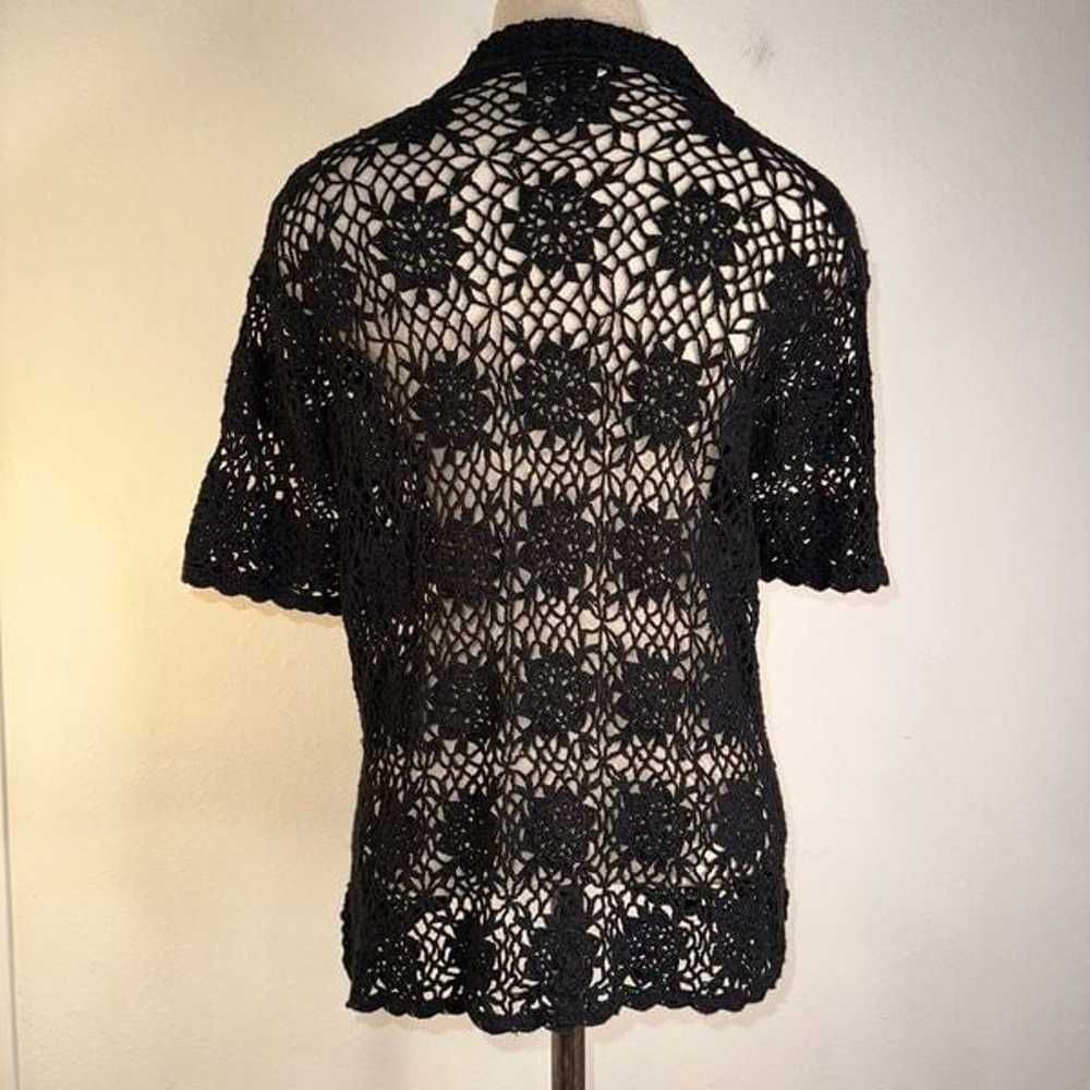 Outfit JPR Women’s L Vintage Black Crotchet Lace … - image 4