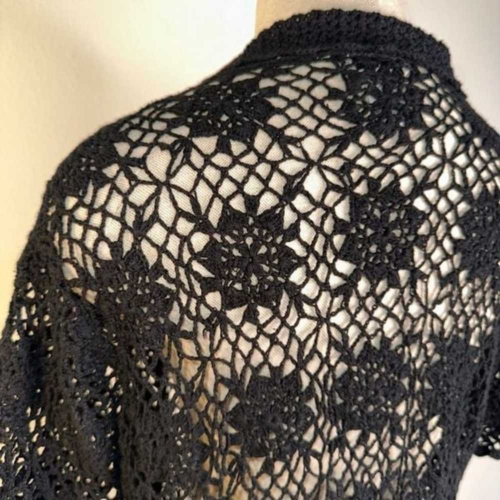 Outfit JPR Women’s L Vintage Black Crotchet Lace … - image 5