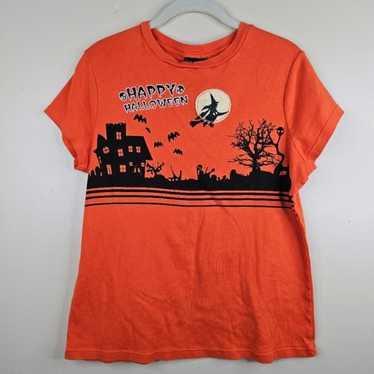 Lite wear vintage orange Happy Halloween witch shi