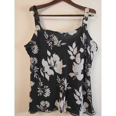 Vintage Cattiva New York 100% Silk Camisole Flora… - image 1