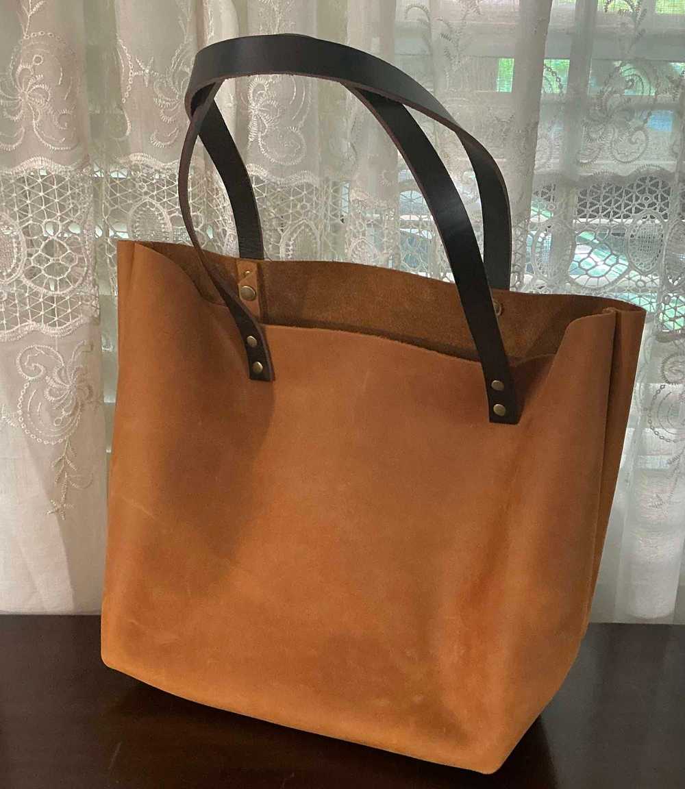 Portland Leather Leather Tote Bag - image 4