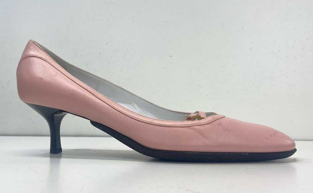 St John Leather Kitten Heels Pink 8.5 - image 1